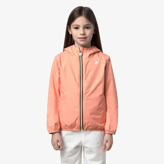 K-Way Lily Plus.2 Double geacă fete roz reversibilă