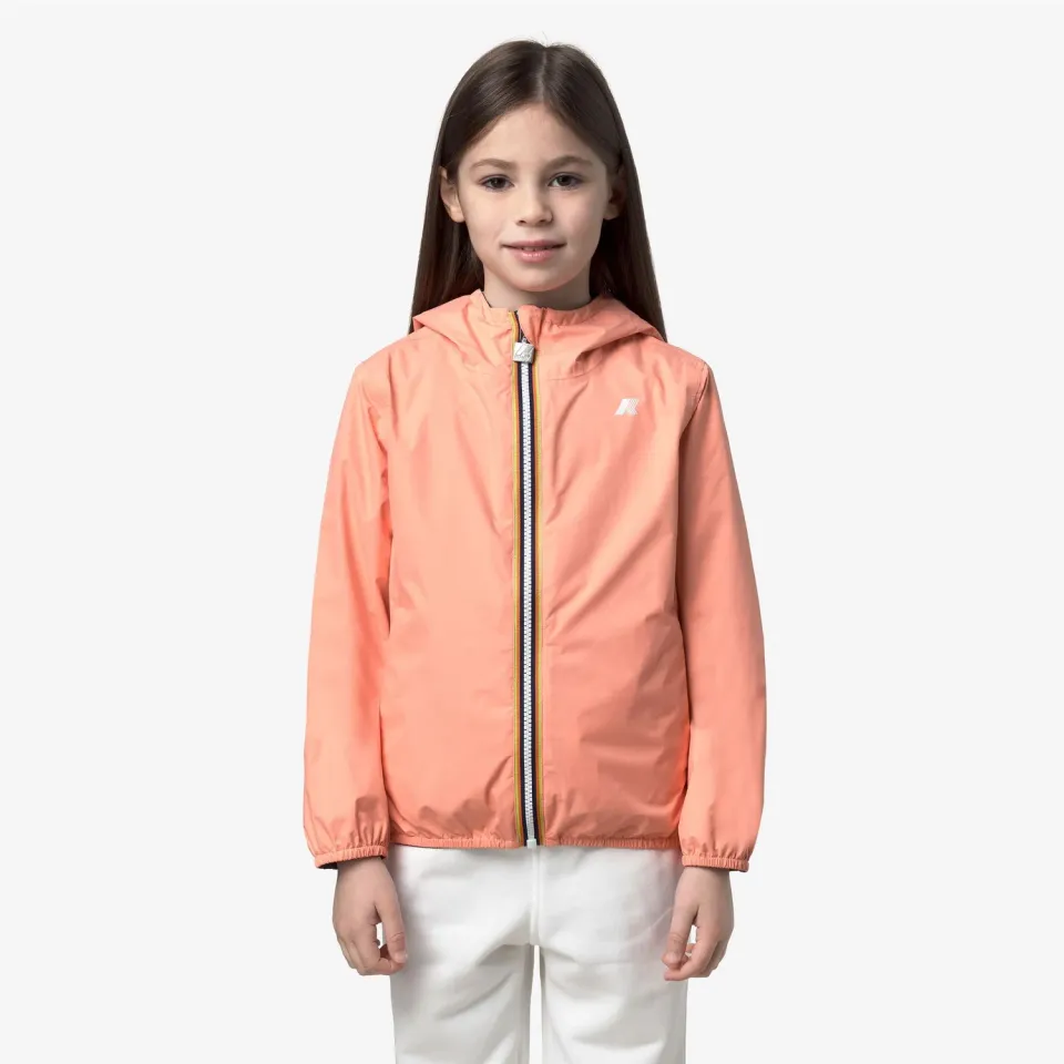 K-Way Lily Plus.2 Double geacă fete roz reversibilă