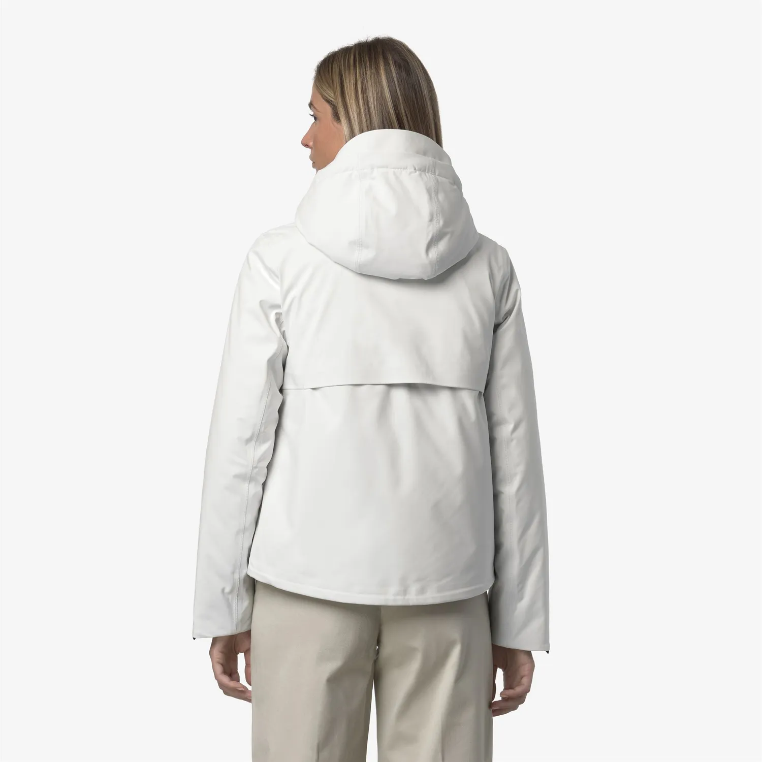 K-Way Tale Bonded Padded geaca dama alb matlasata