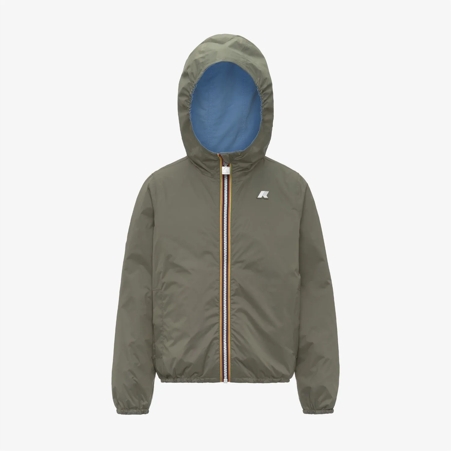 K-Way Jake Cotton Double geacă băiat bleu reversibilă