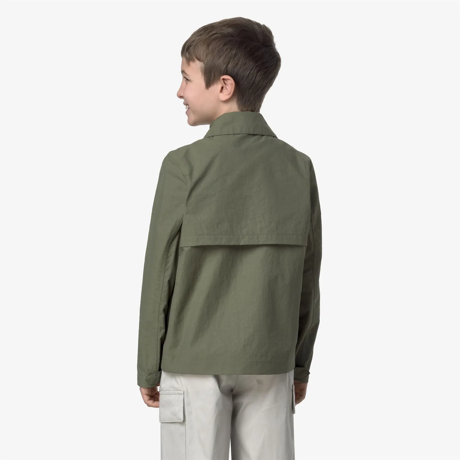 K-Way Broen geaca baieti verde mid Green Lichen