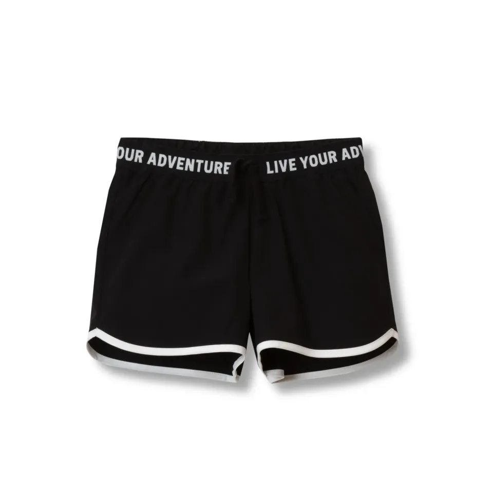 Eddie Bauer Trail pantaloni scurți fete negri elastici