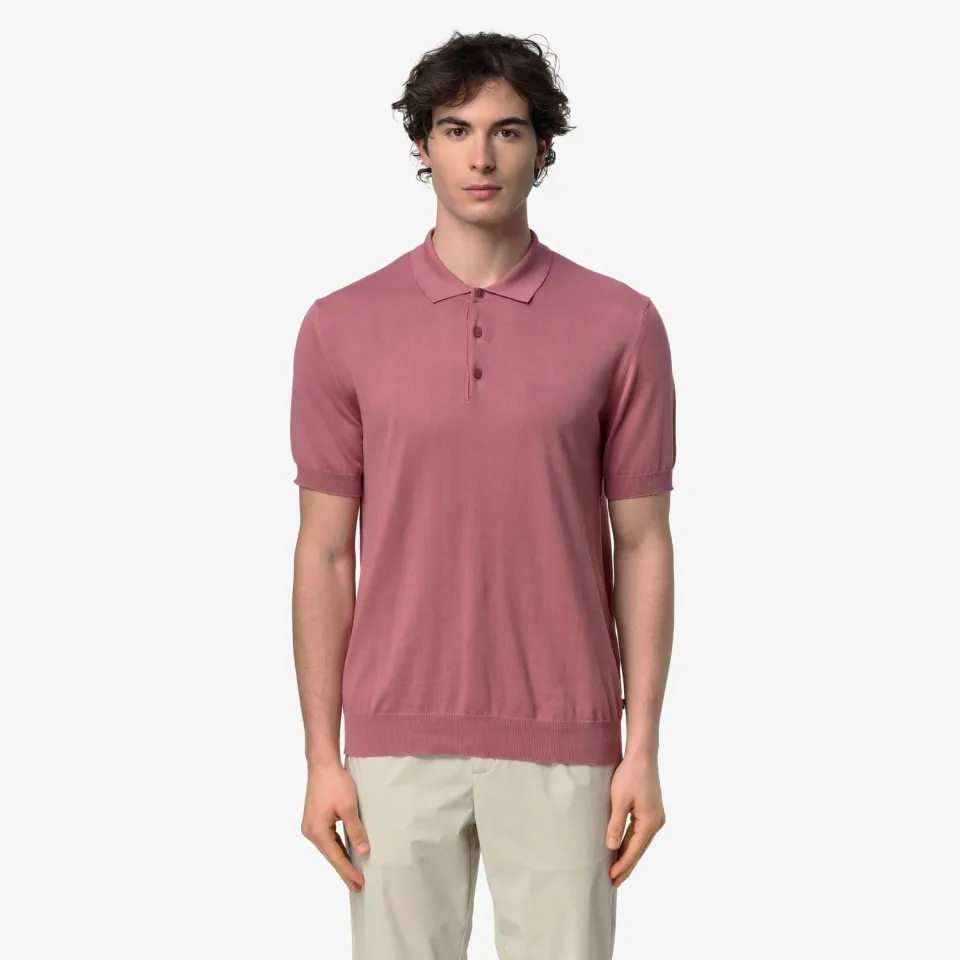 K-Way Pleyne polo barbati violet bumbac egiptean