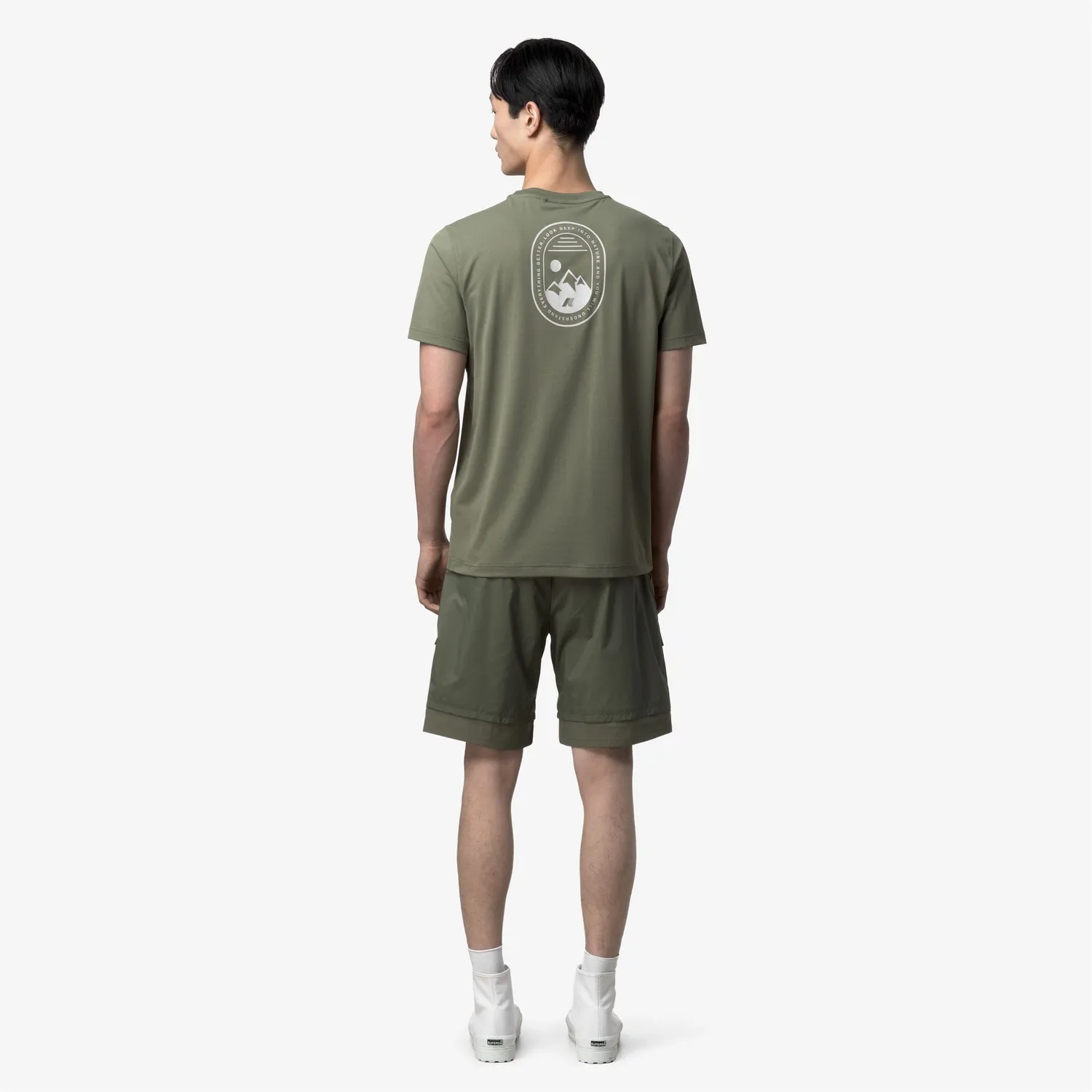 K-Way Graphel K7134IW tricou verde cu uscare rapida