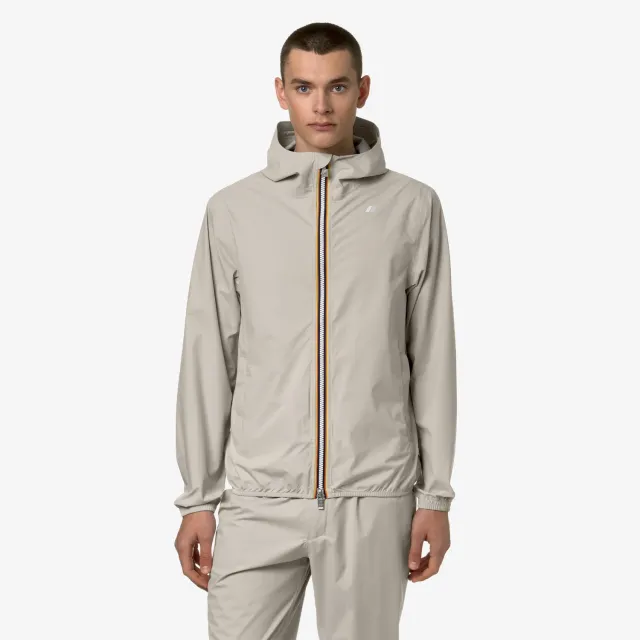 K-Way Jack Stretch Dot geaca barbati Beige Lt impermeabila