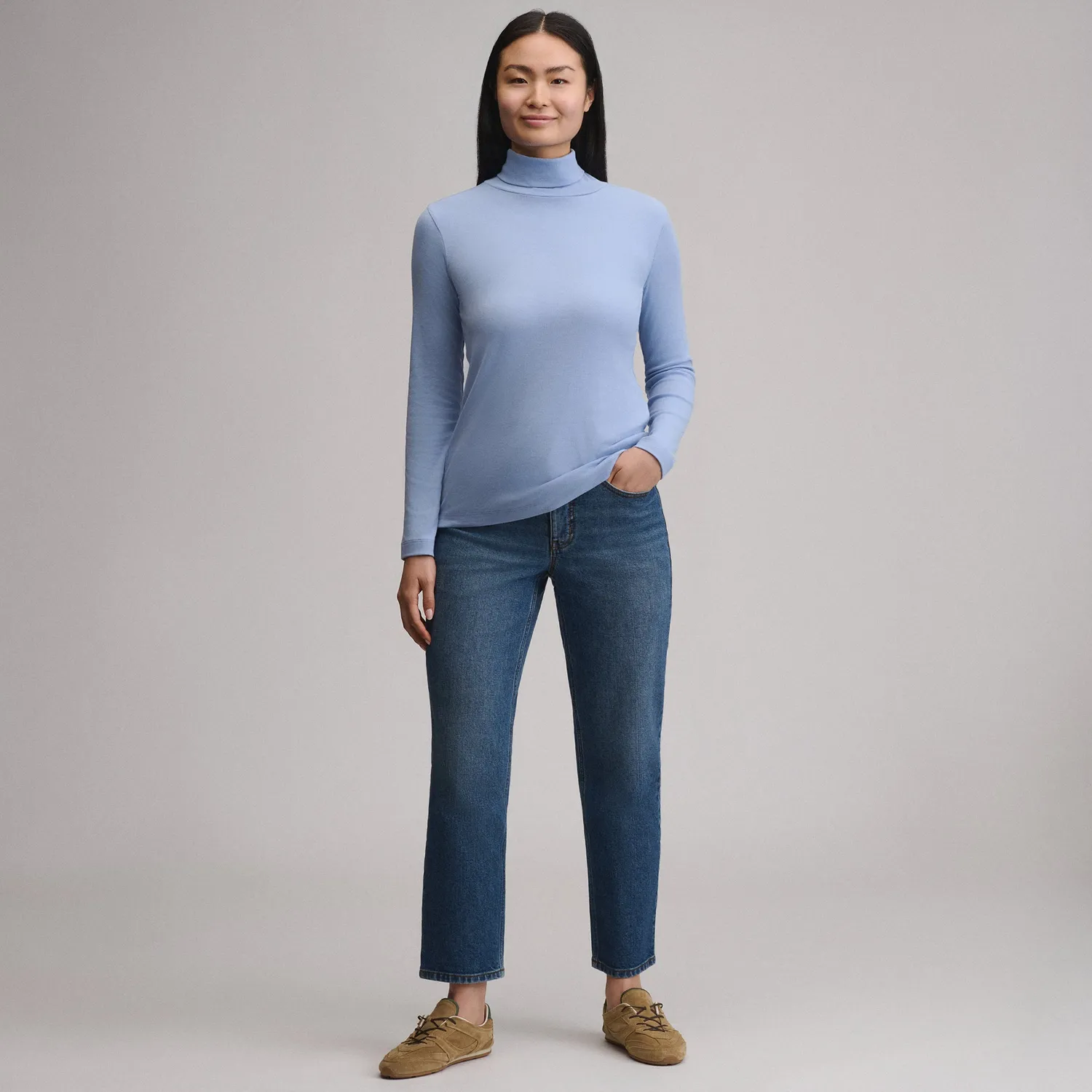 Eddie Bauer Everyday helanca dama neagra maneca lunga