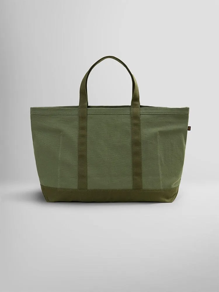 Alpha Industries Aviator Kit geantă voiaj verde canvas bumbac