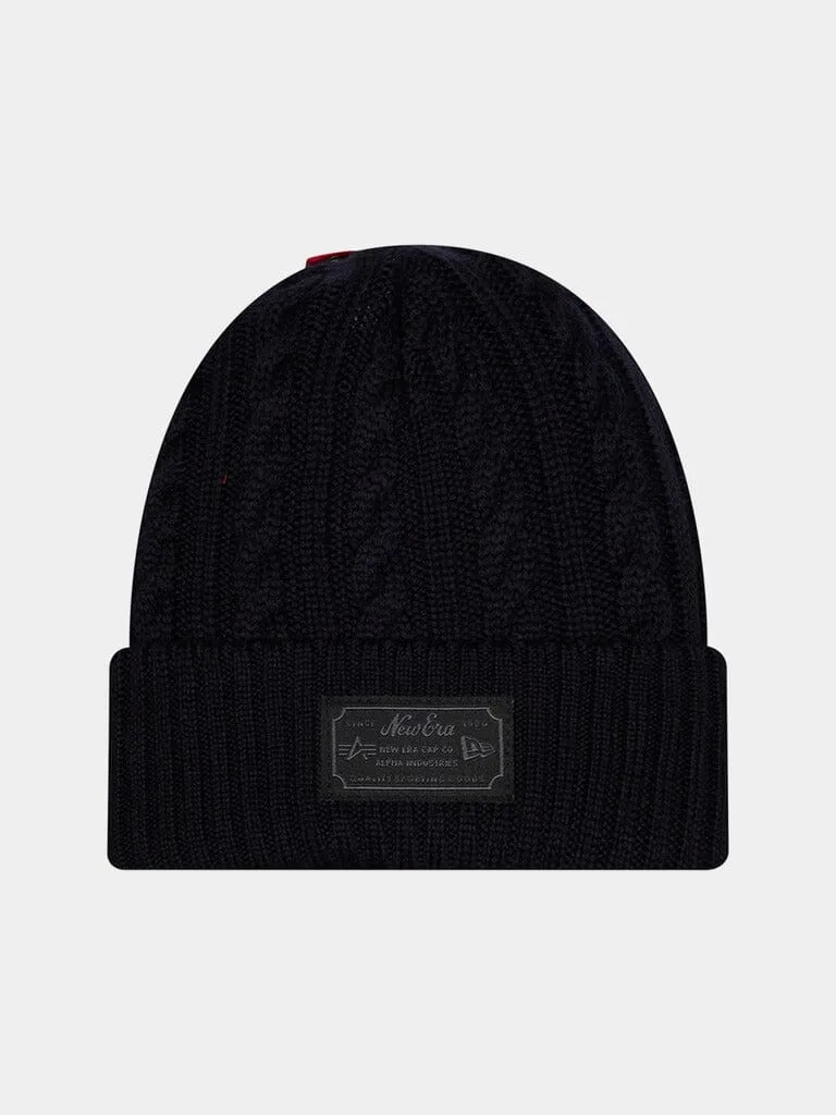 Alpha Bears New Era căciulă Navy lână merinos