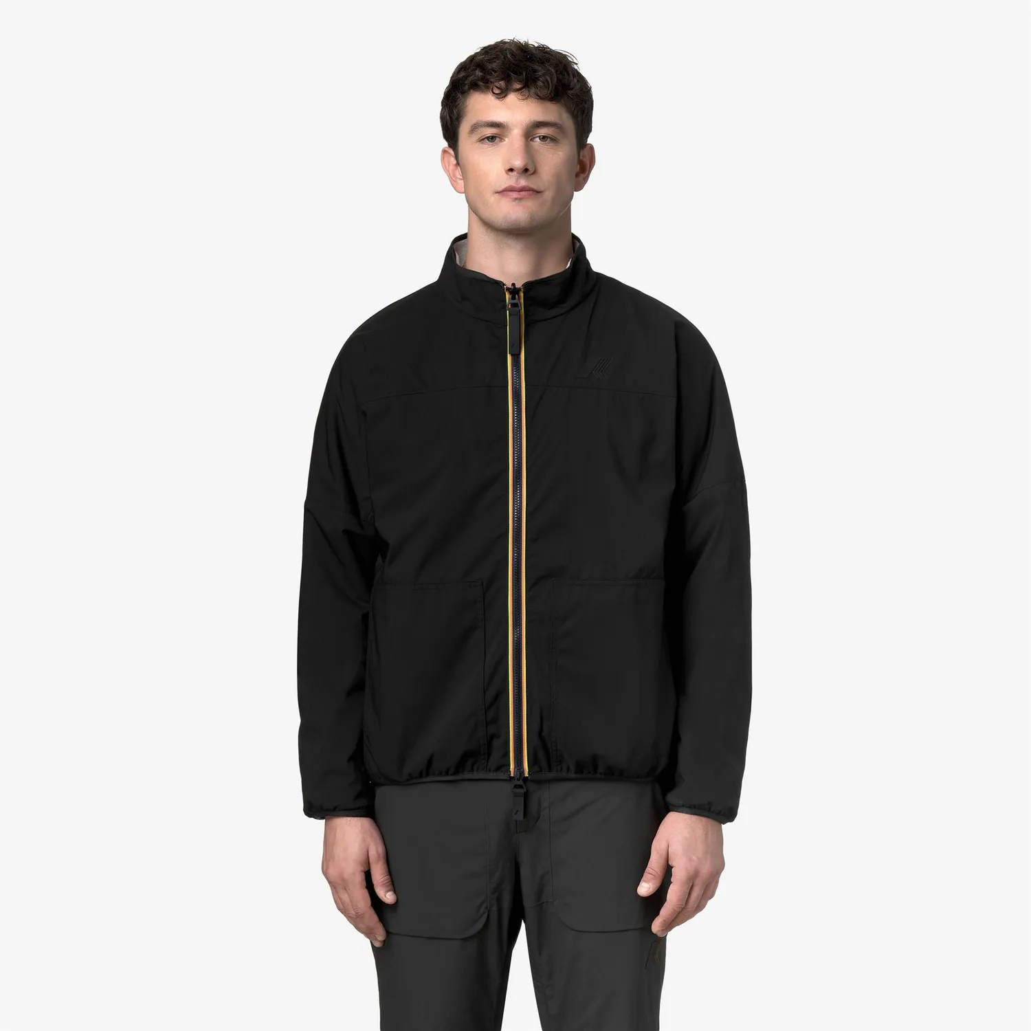 K-Way Bessanne Sherpa geaca alba reversibila
