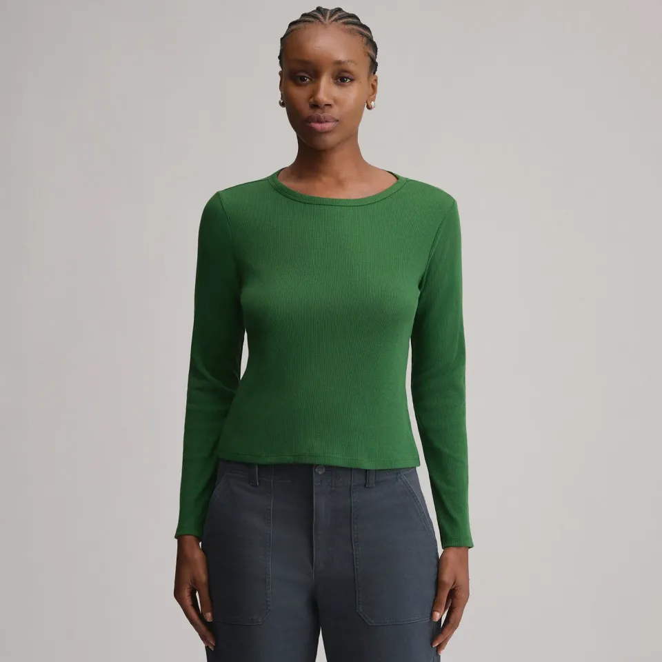 Eddie Bauer Softline Rib bluza femei neagra maneca lunga