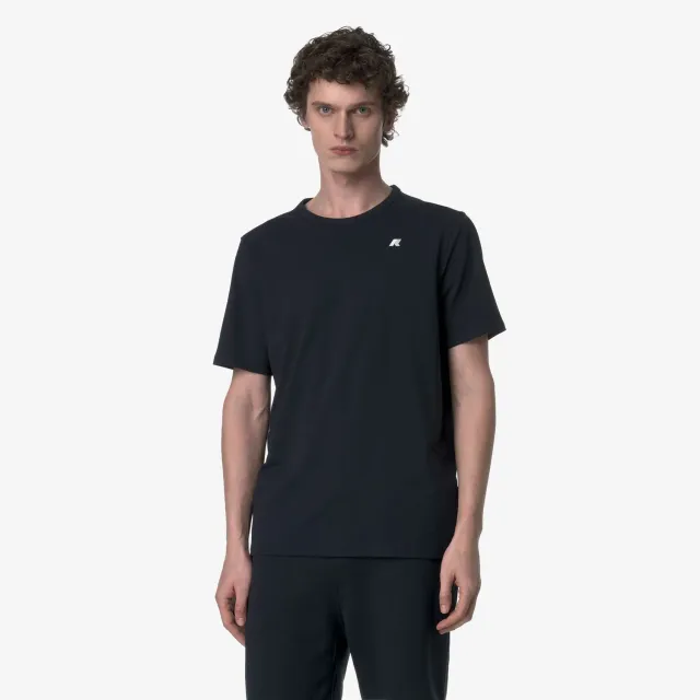K-Way Klassic Adame Light Stretch tricou albastru bumbac