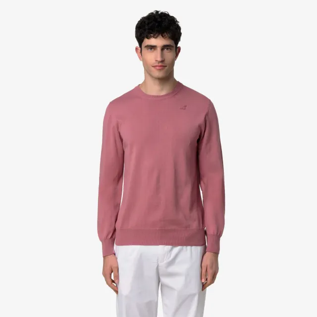 K-Way Sebastien Cotton pulover barbati Violet Pinkish bumbac