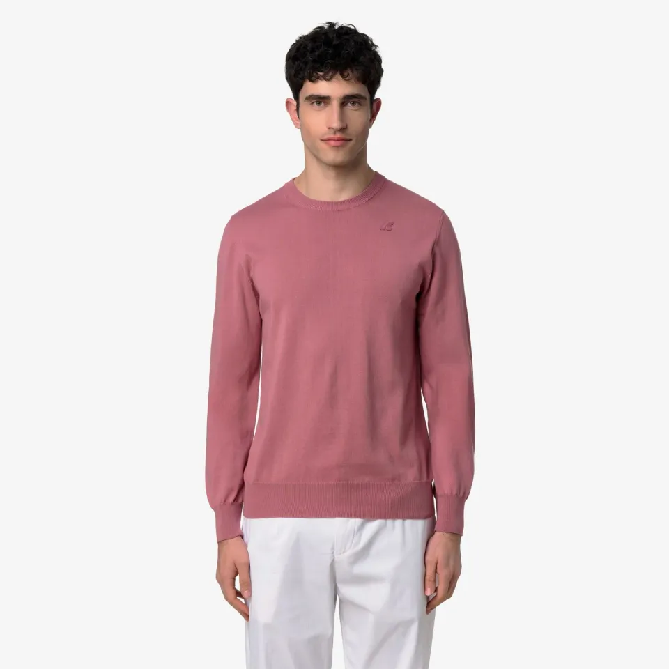 K-Way Sebastien Cotton pulover barbati Violet Pinkish bumbac