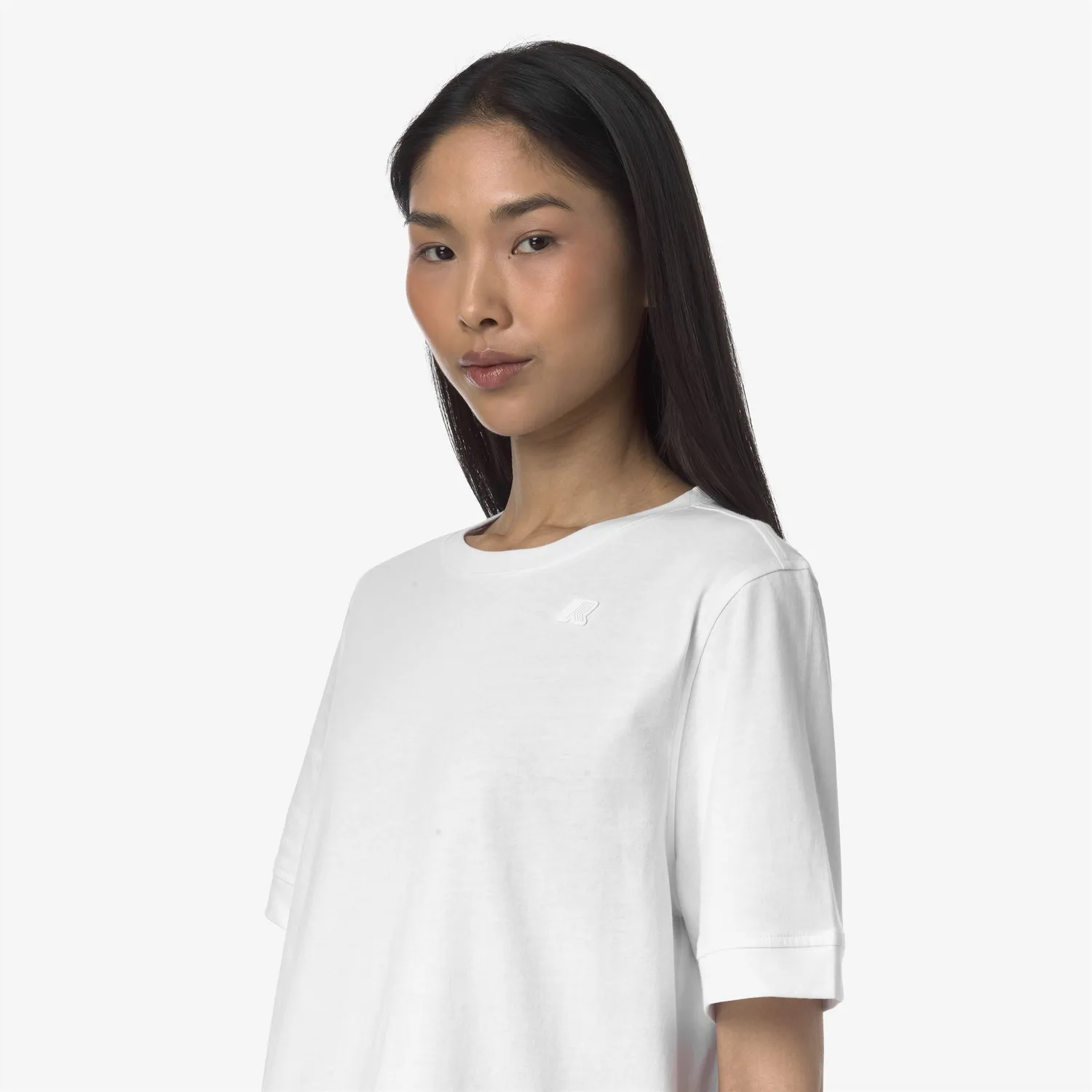 K-Way Selune tricou damă alb bumbac