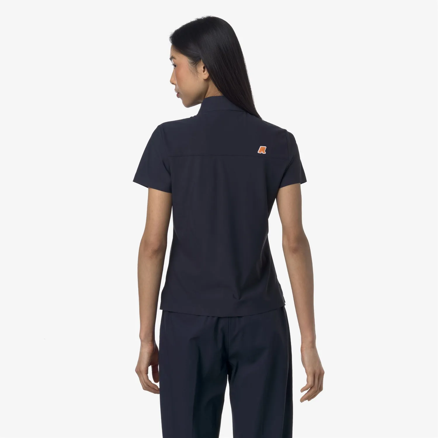 K-Way Birdie Golf polo dama albastru elastic