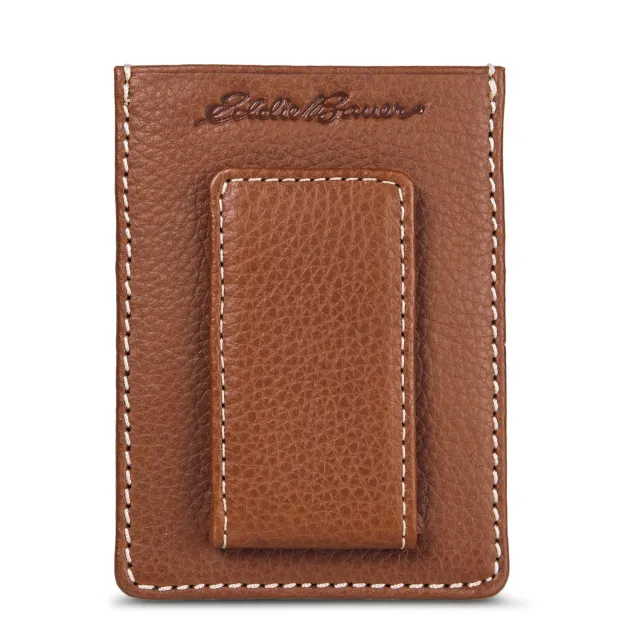Eddie Bauer Signature portcard piele Tan magnetic