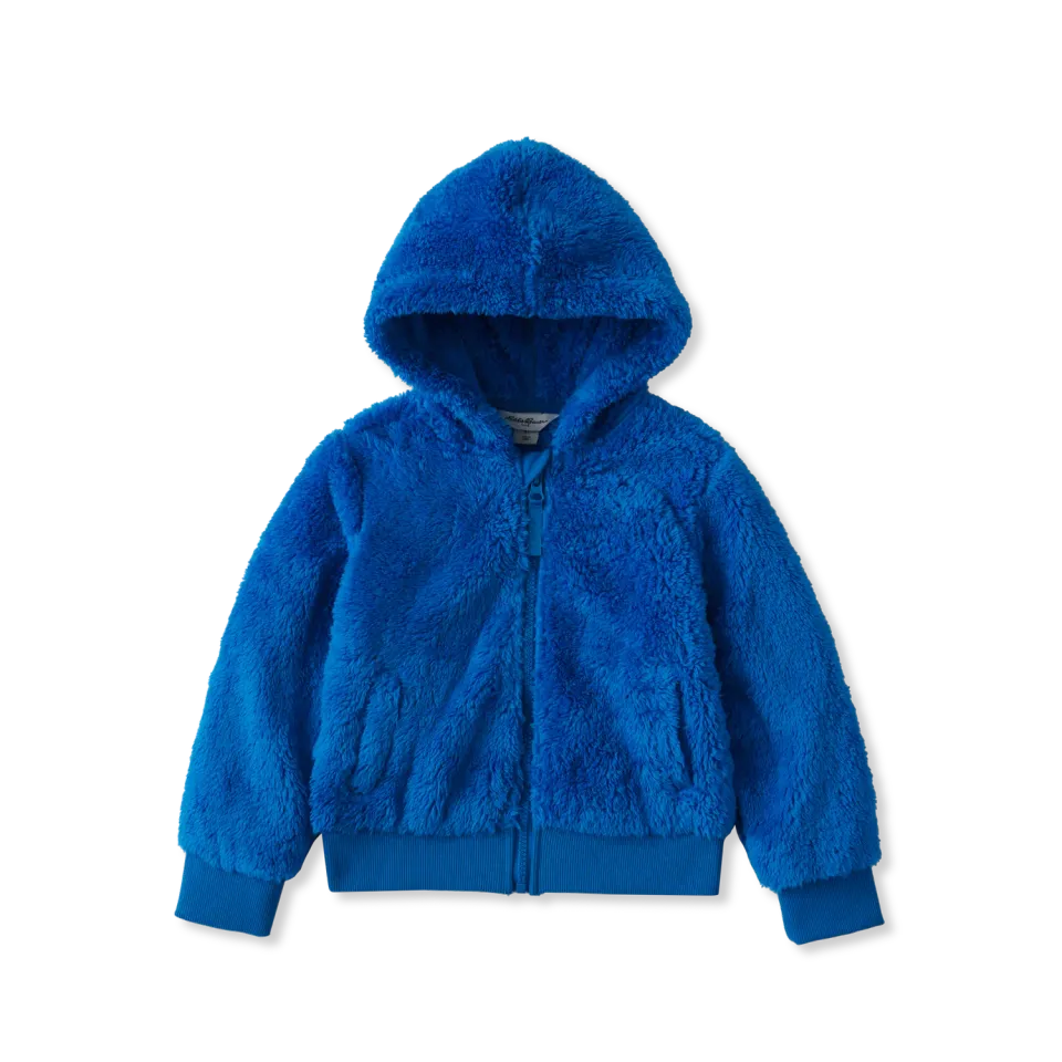 Eddie Bauer Quest Plush Fleece geaca copii French Blue cu gluga