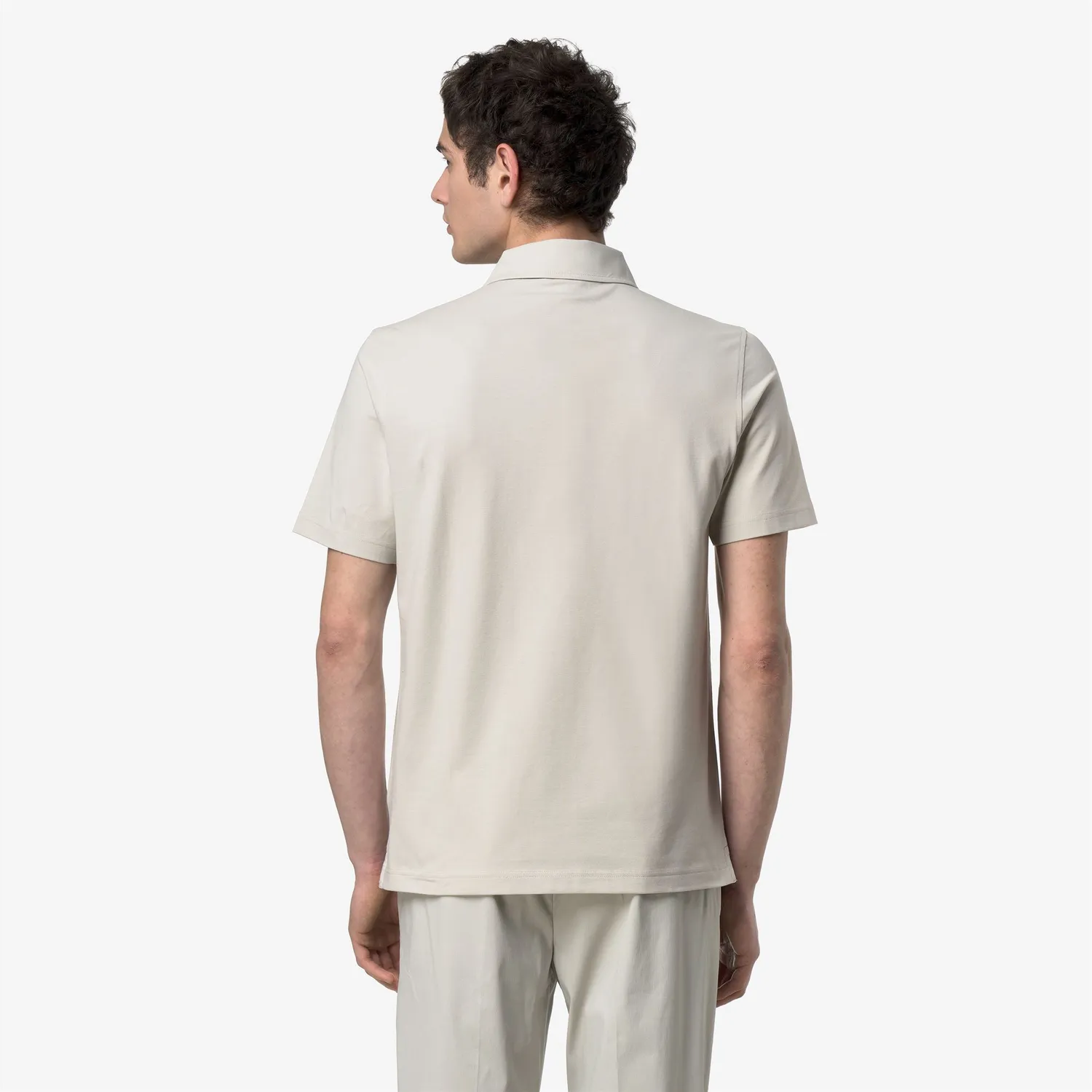 K-Way Viggo Stretch polo barbati bej slim