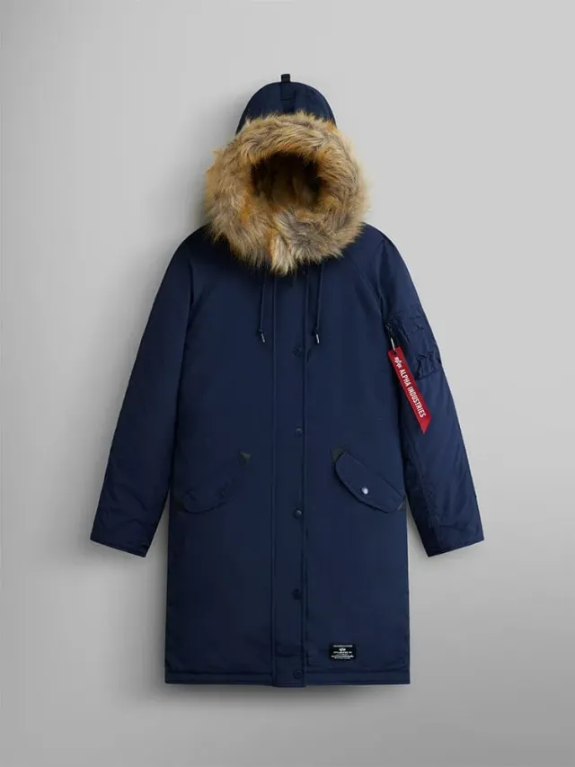 Alpha Industries Elyse Gen II parcă damă albastră groasă