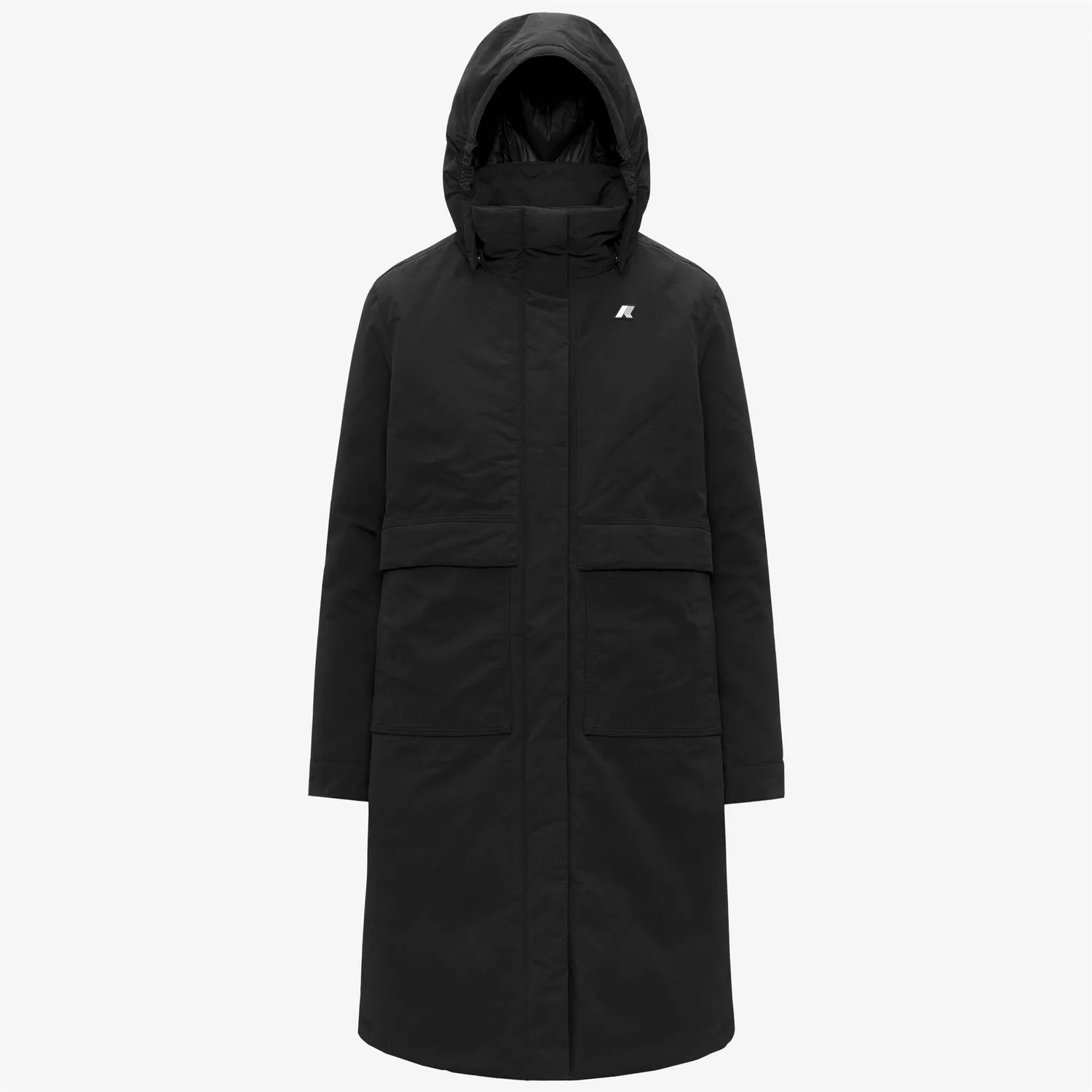 K-Way Kalisha K41462W palton lung negru PrimaLoft