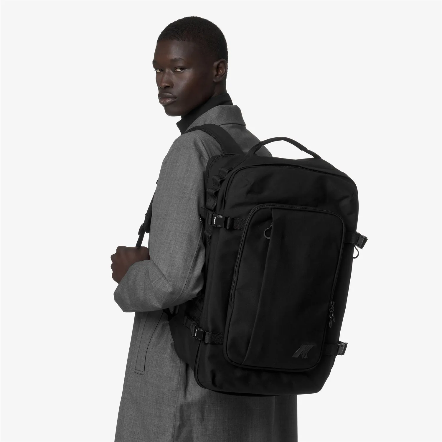 K-Way Salome rucsac unisex negru laptop calatorie