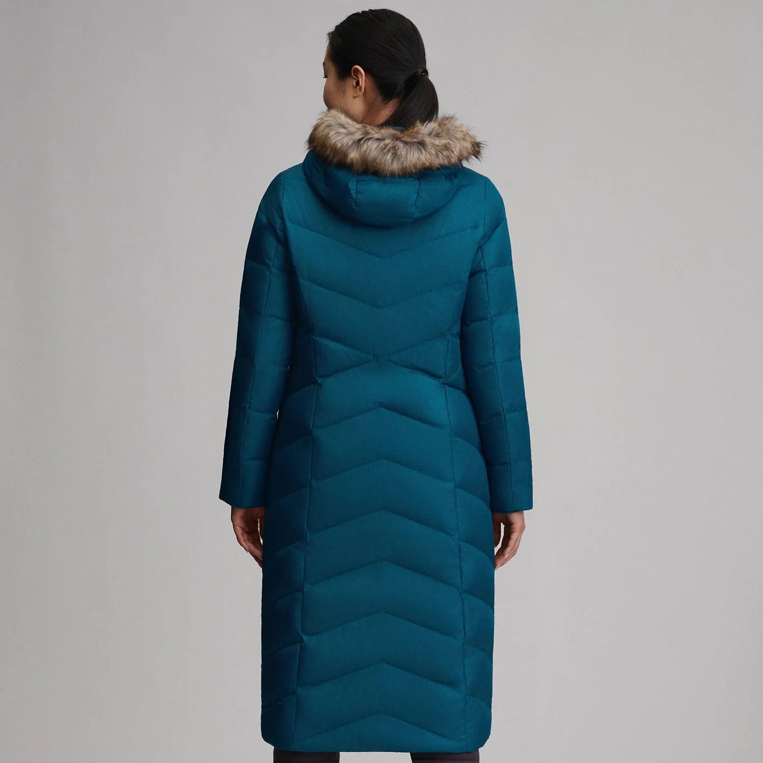 Eddie Bauer Classic Down palton puf damă negru
