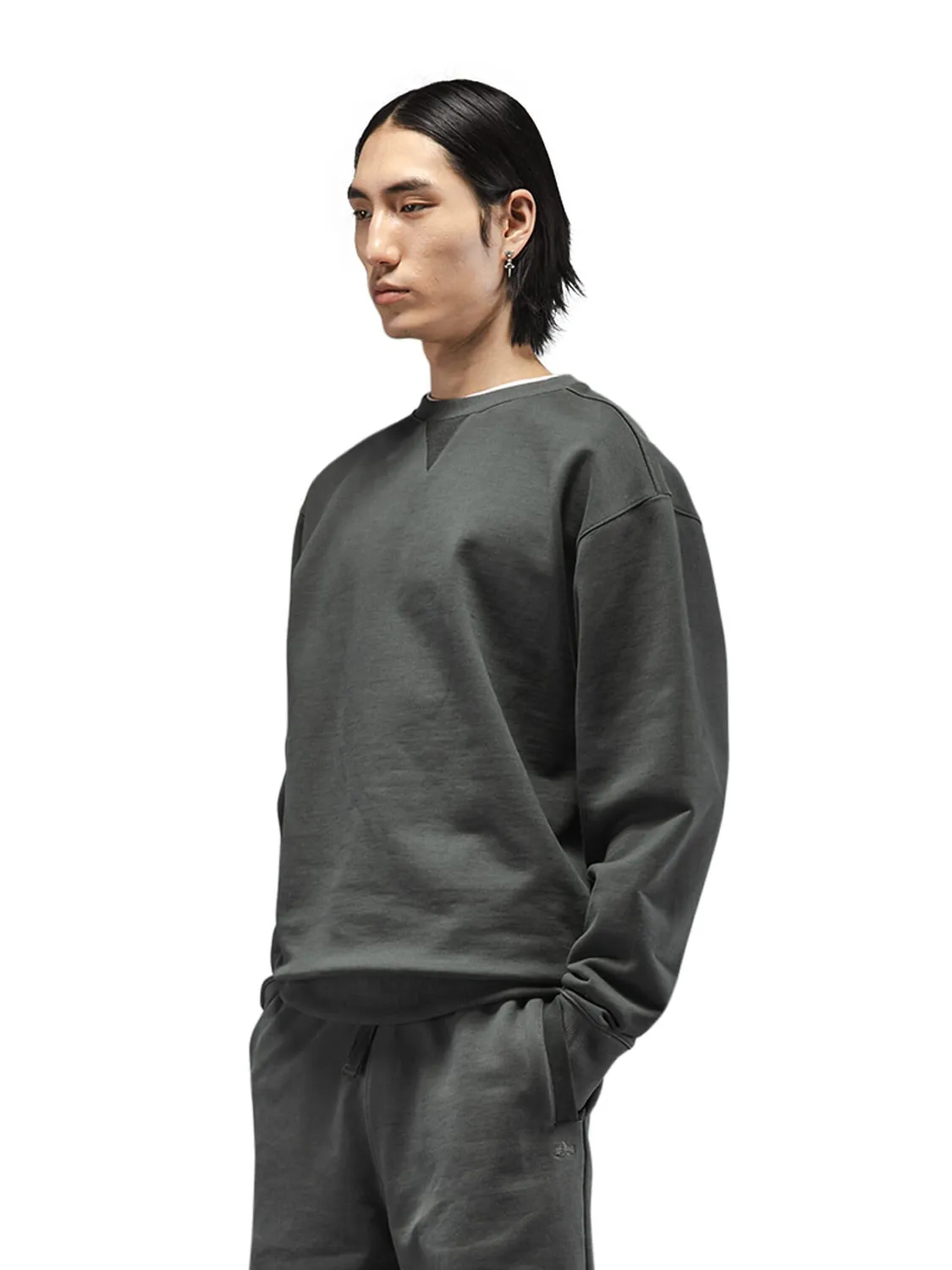 Alpha Industries French Terry Crewneck Gen II bluză charcoal moale