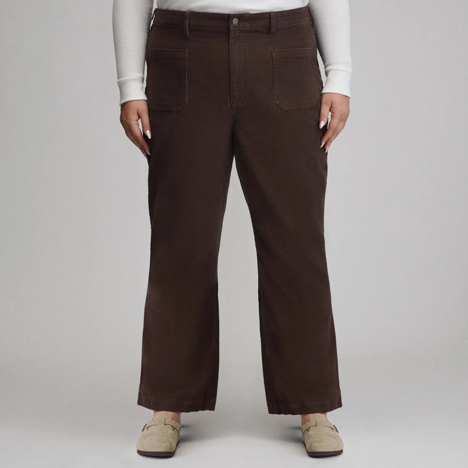 Eddie Bauer True Icon Stretch pantaloni damă Deep Wisteria elastici