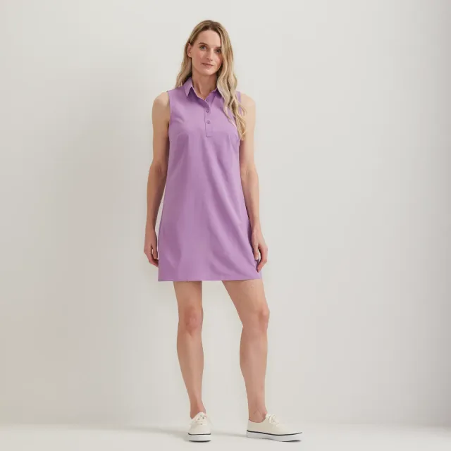 Eddie Bauer Departure rochie polo neagra stretch