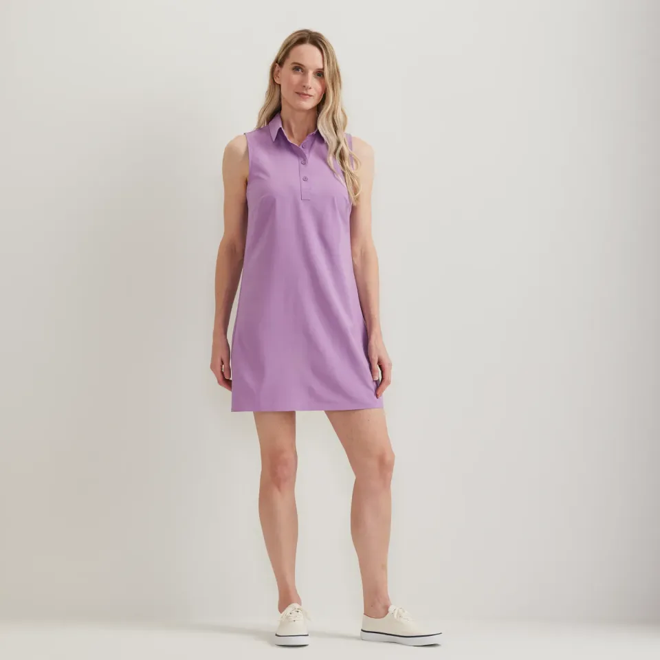 Eddie Bauer Departure rochie polo neagra stretch