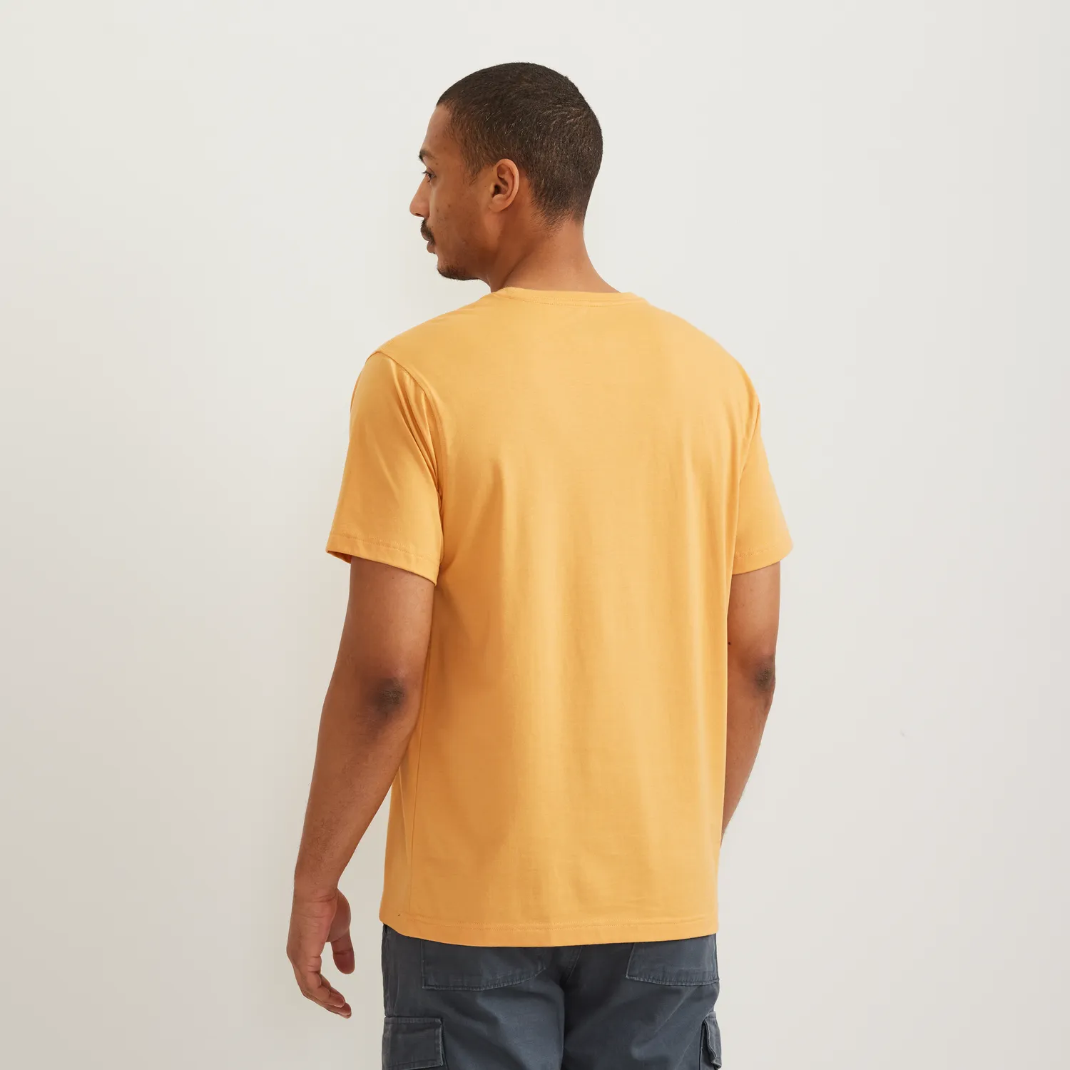Eddie Bauer Keep It Reel tricou barbati Burnt Orange bumbac