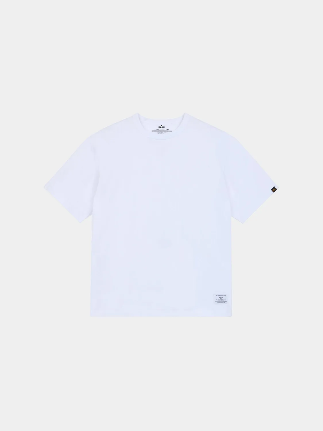 Alpha Industries Essential Destination tricou gri bumbac imprimat