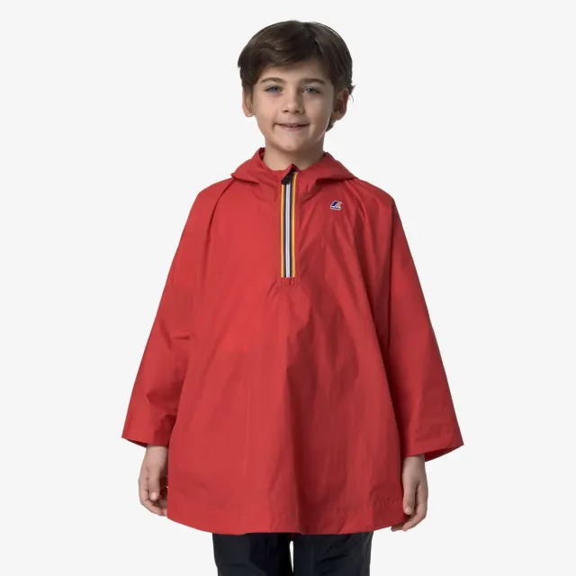 K-Way Le Vrai 4.0 Morgan poncho copii rosu