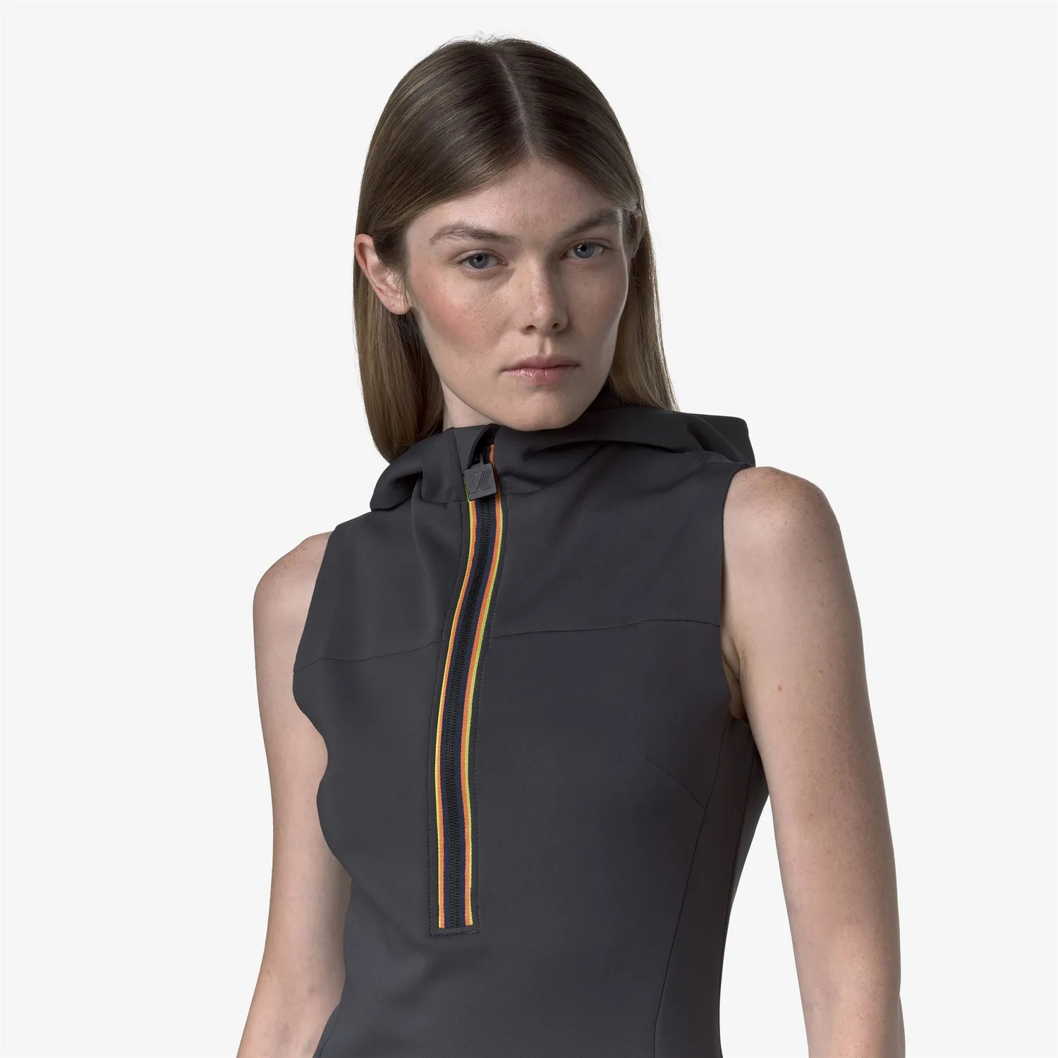 K-Way Hoodress Scuba rochie dama albastru mini