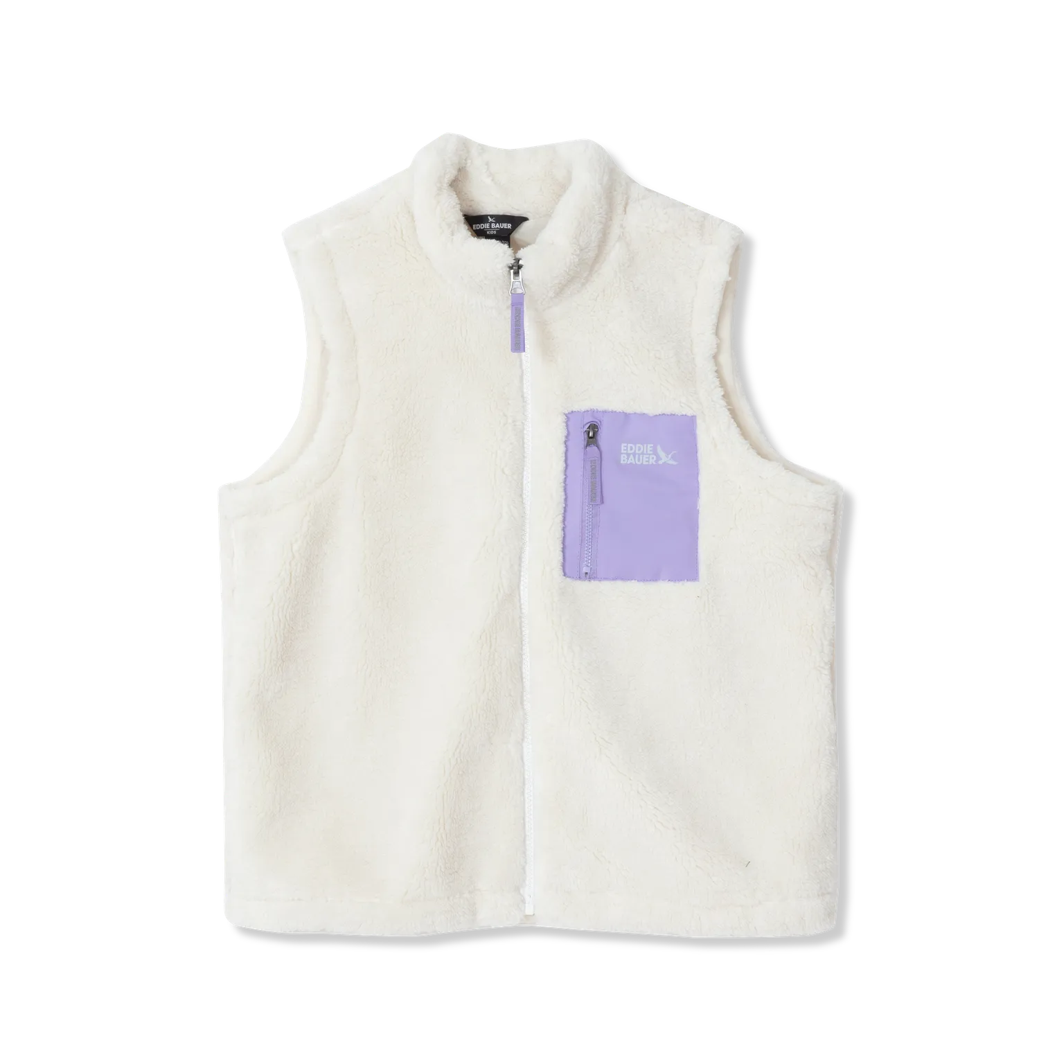 Eddie Bauer Kids Fleece Vest 3-in-1 geaca copii pastel lilac calduroasa