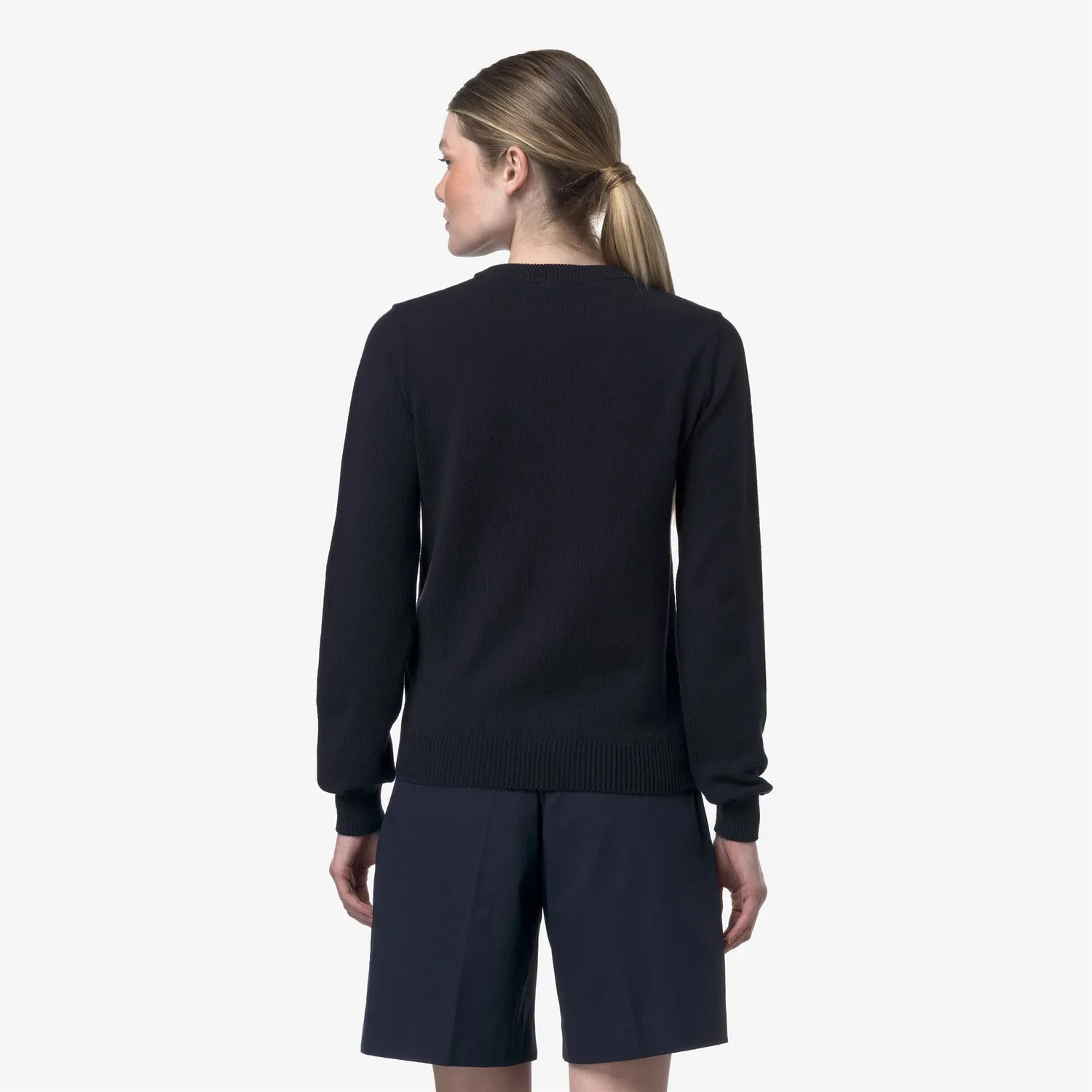 K-Way Abbis Mix Cotton Golf pulover dama albastru