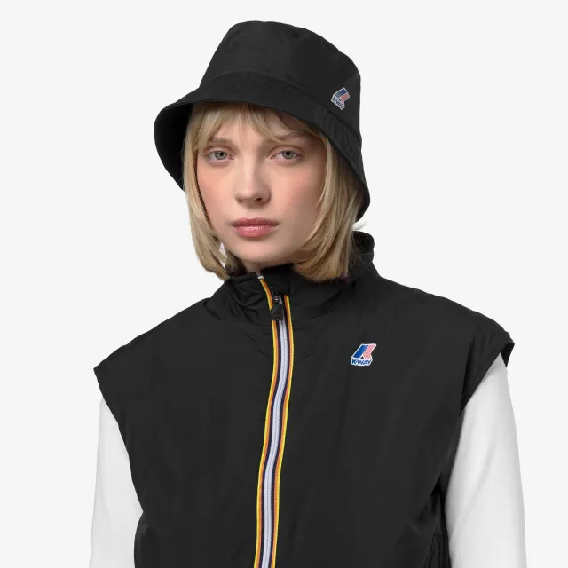 K-Way Le Vrai 4.0 Reilly palarie negru bucket impermeabila