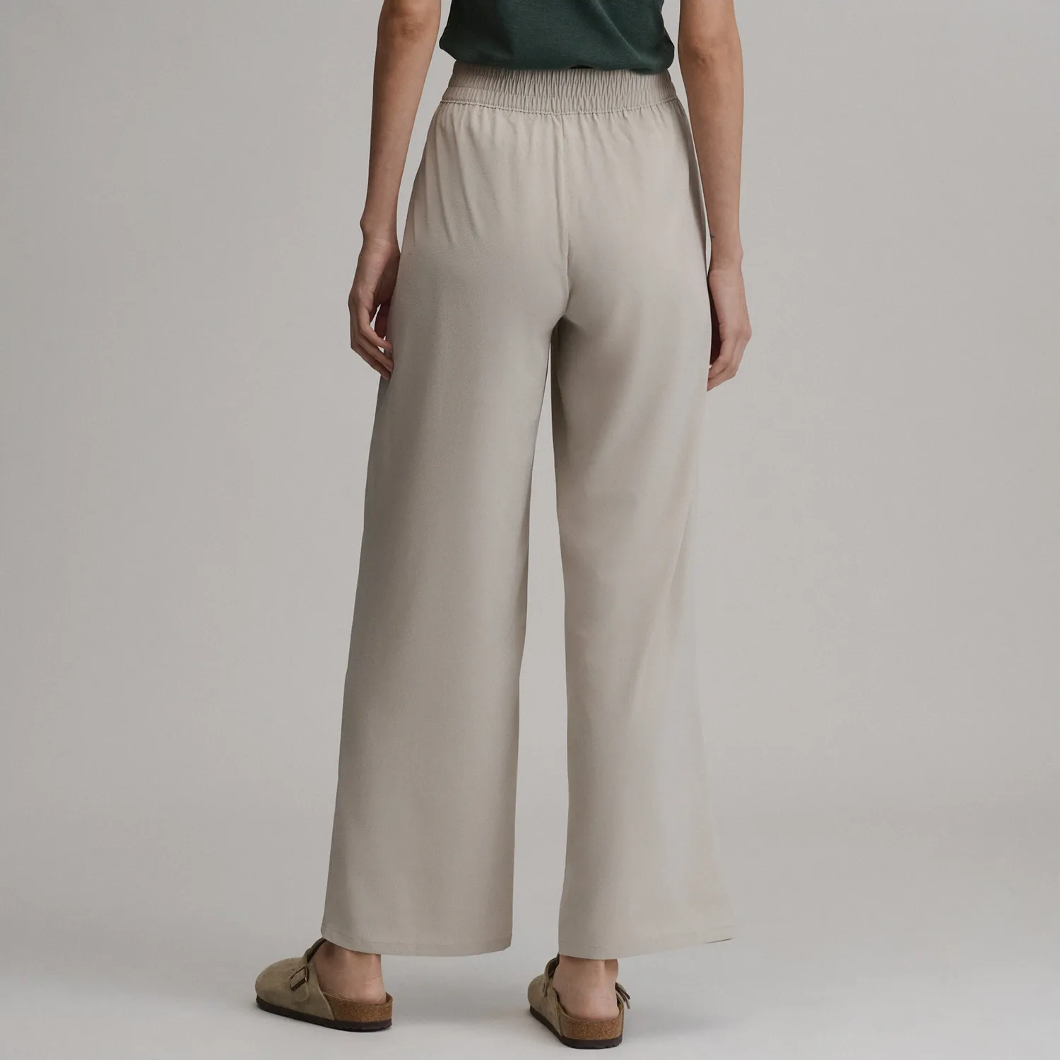 Eddie Bauer Rio Textured pantaloni dama Sage lejeri