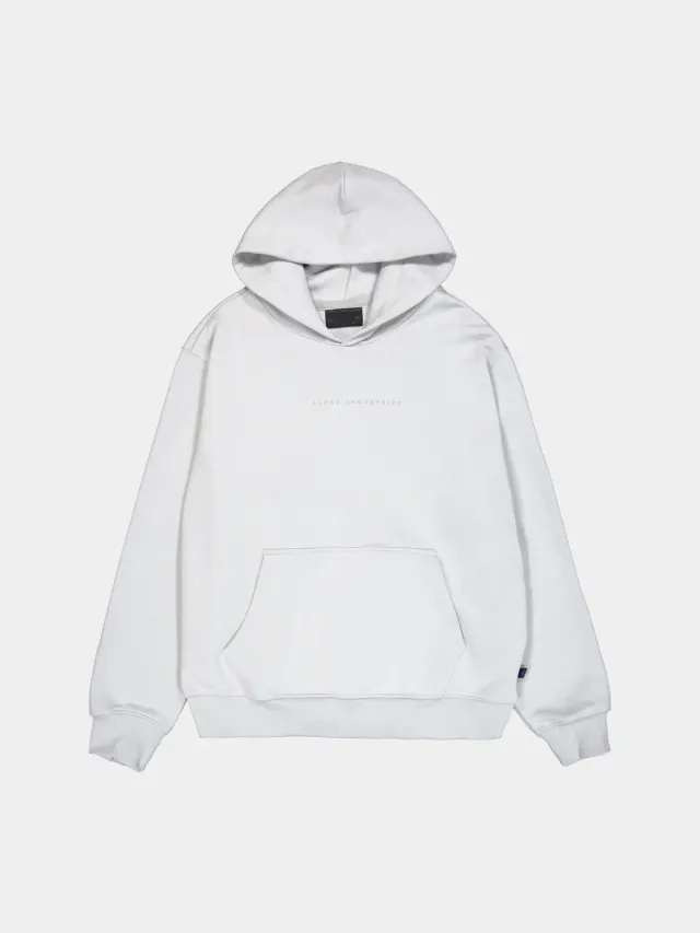 Alpha Industries Base Hoodie hanorac pastel gray bumbac