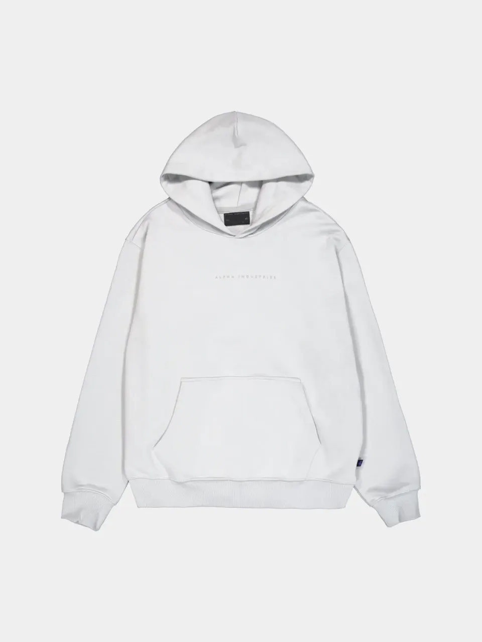 Alpha Industries Base Hoodie hanorac pastel gray bumbac