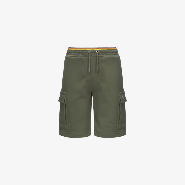 K-Way Erik Stripes French Terry short baieti verde