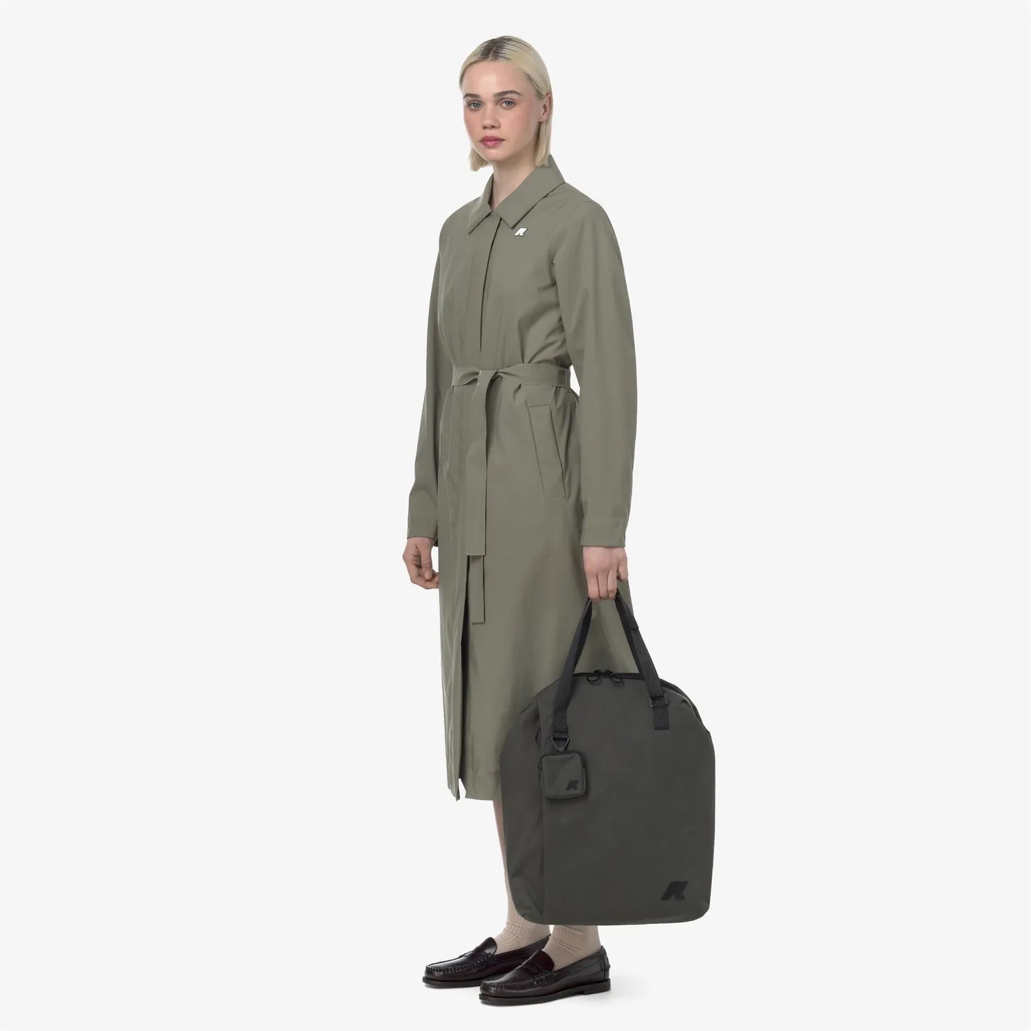 K-Way Nahel shopping bag geantă verde laptop 32 cm