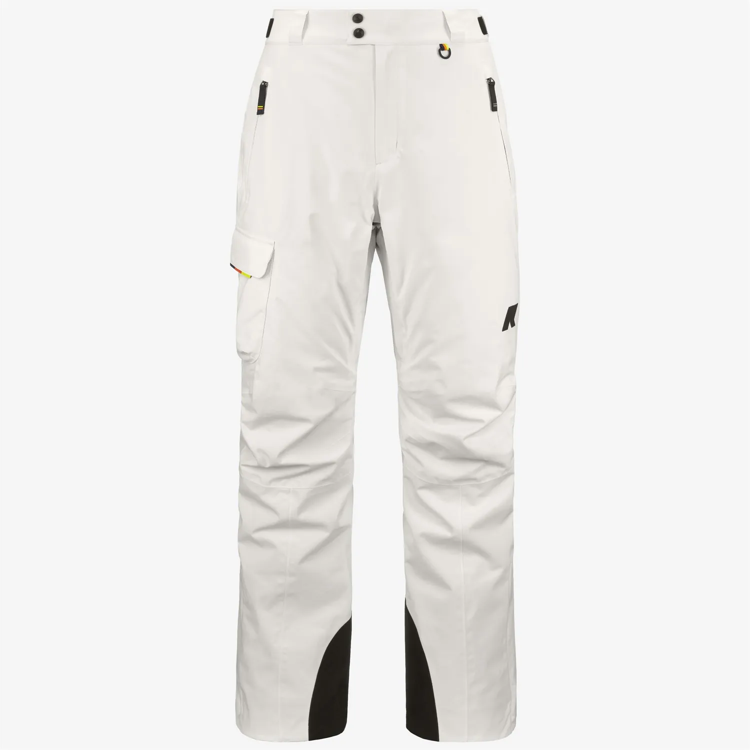K-Way Avrieux Micro Twill 2 Layers pantaloni schi White Gardenia impermeabili