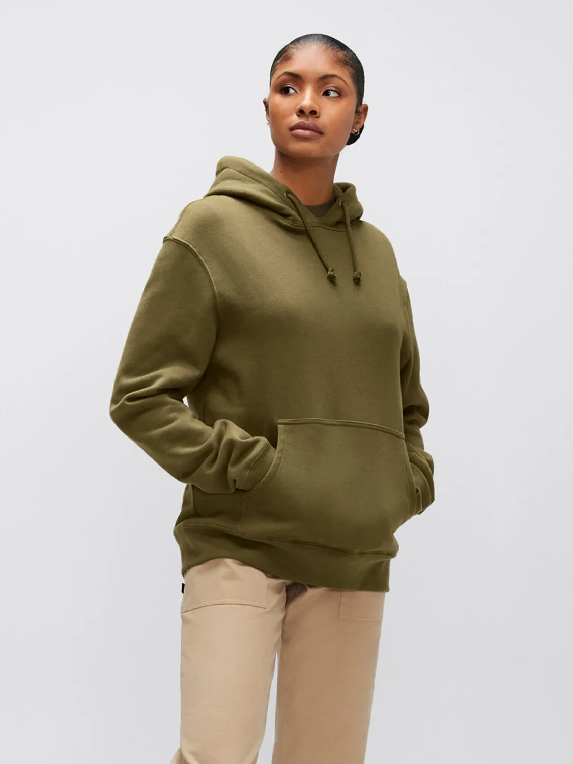 Alpha Industries Alpha Hoodie hanorac olive bumbac