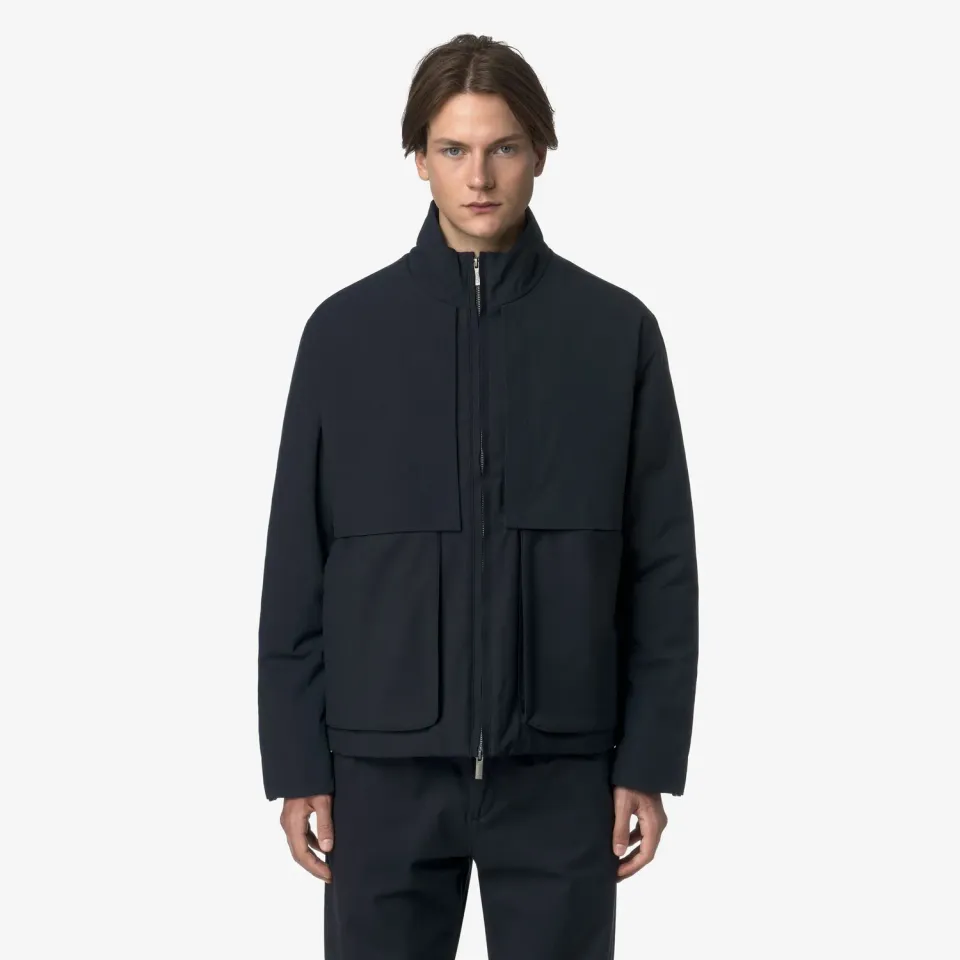 K-Way Antheo Wool Nylon Mix geacă Blue Depth PrimaLoft