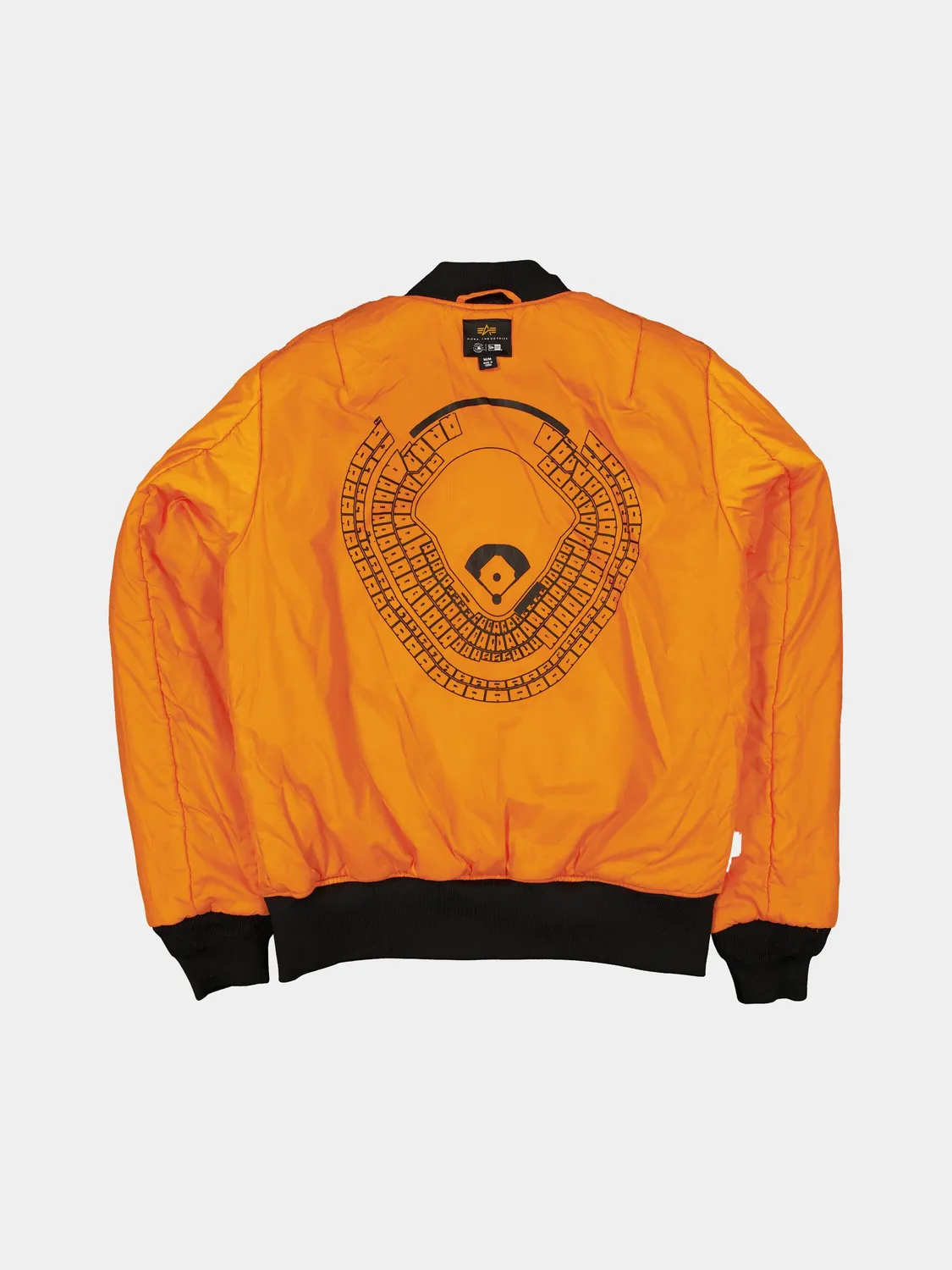 Alpha Industries Yankees MA-1 geaca bomber negru camuflaj