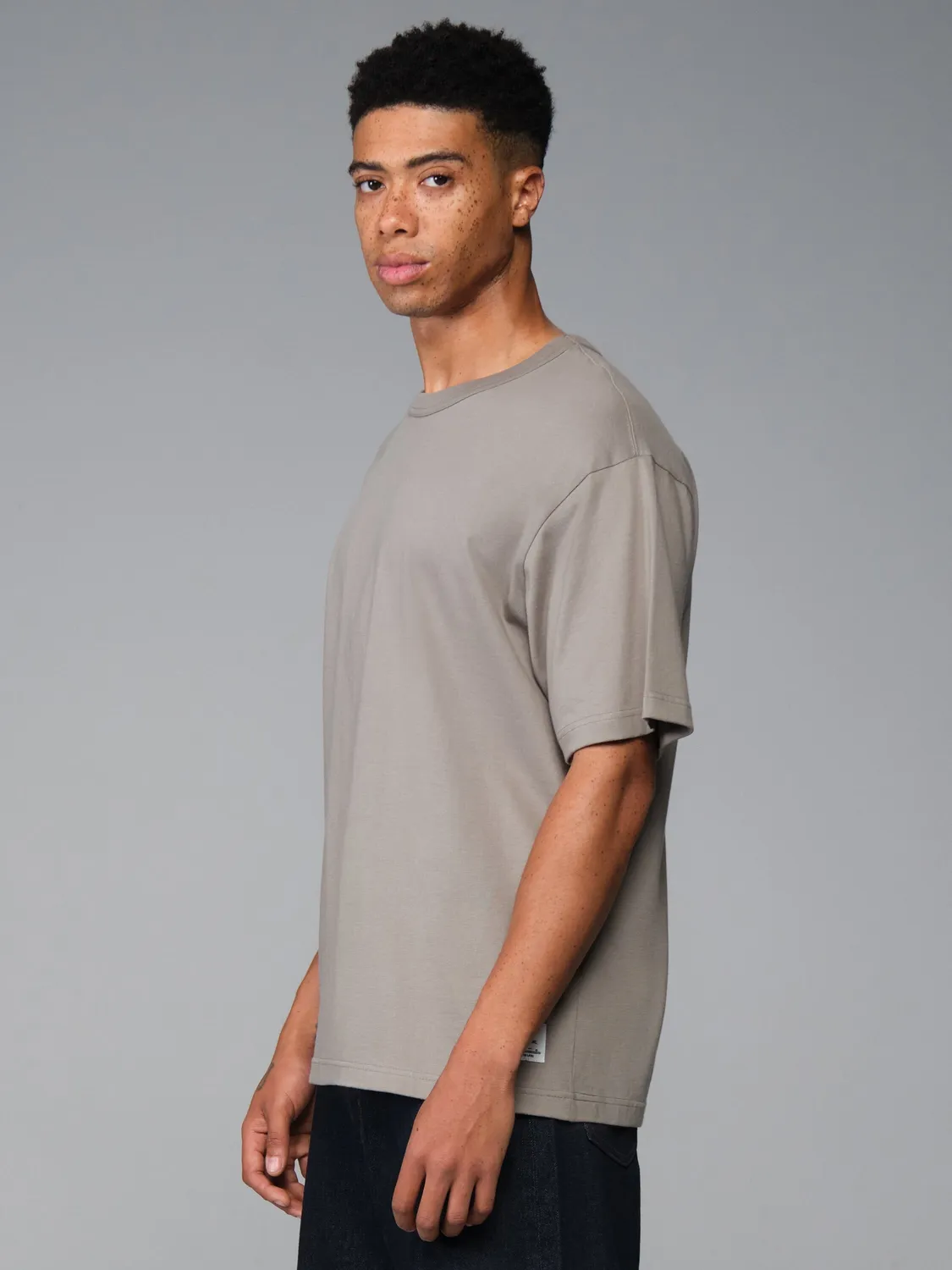 Alpha Industries Essential Destination tricou gri bumbac imprimat