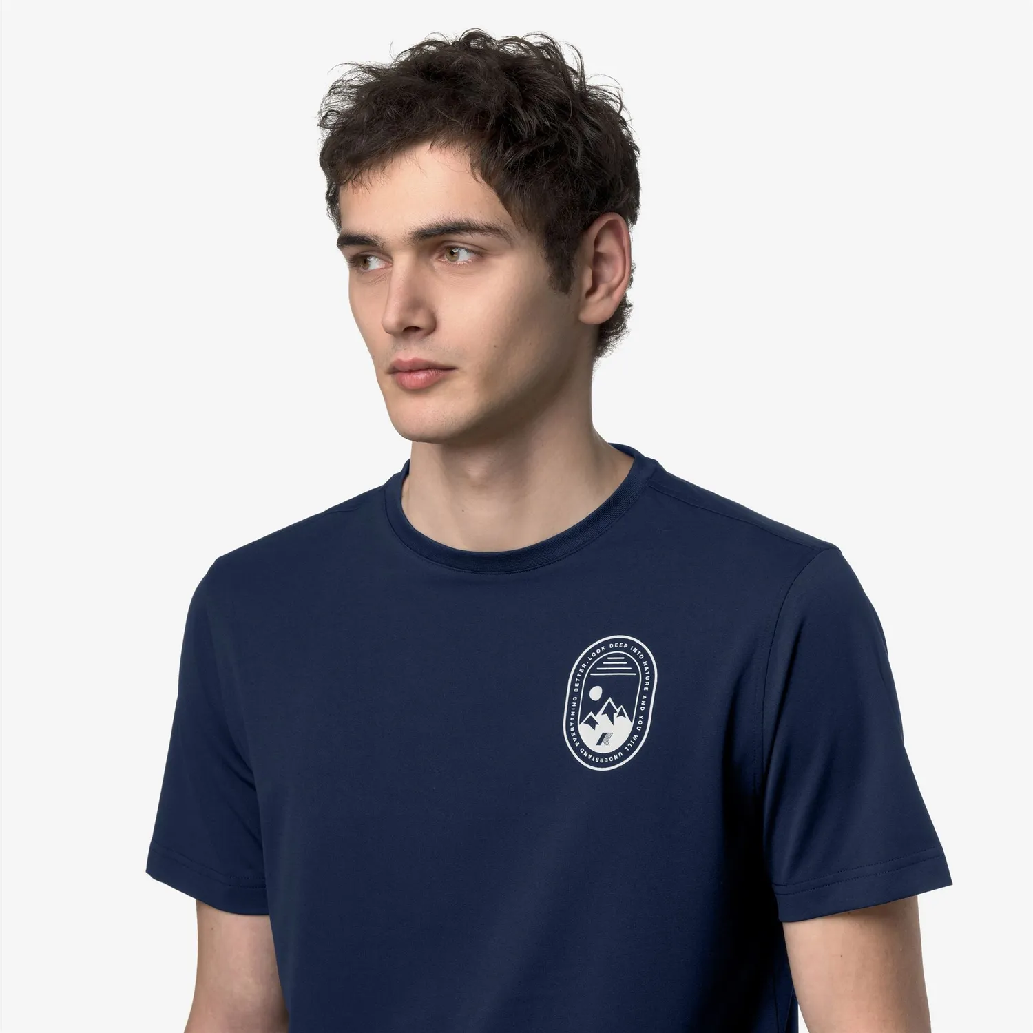 K-Way Graphel tricou bărbați albastru quick-dry poliester