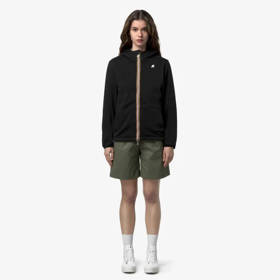 K-Way Jake Double Interlock geaca scurta reversibila negru-verde