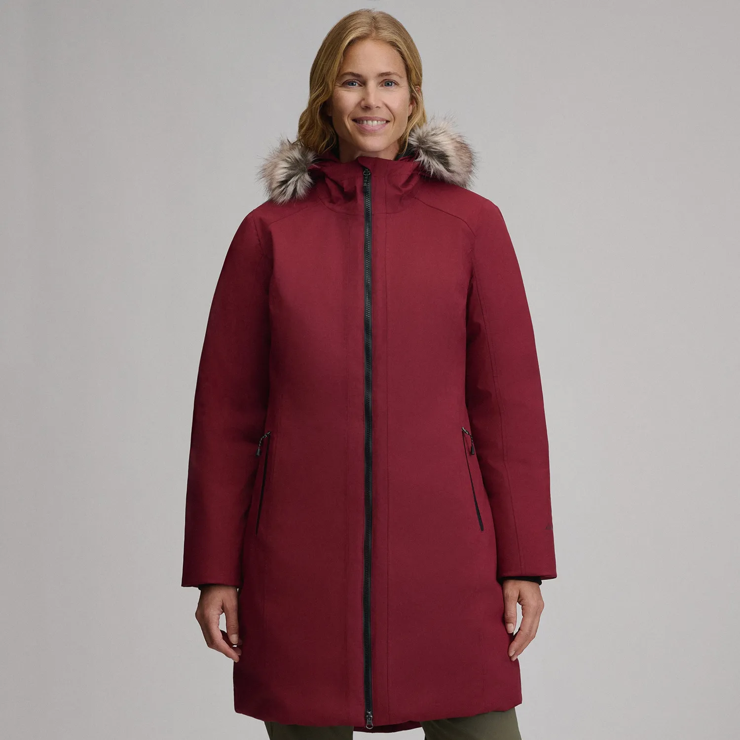 Eddie Bauer Olympia palton puf dama Storm impermeabil lung
